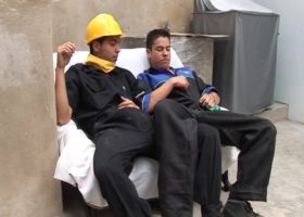 Latino Construction Studs Barebacking